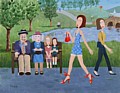 New Shoes - contemporary painting by Simon Taylor New Shoes - contemporary painting by Simon Taylor