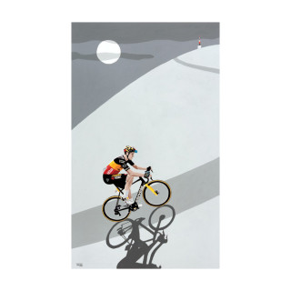 Van Aert on Ventoux Original Painting