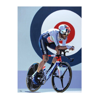 Wiggins World Champion Original Painting