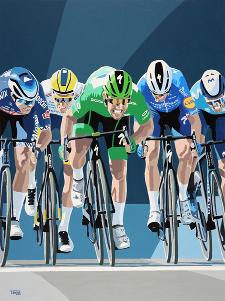 Cav 34, painting by Simon Taylor